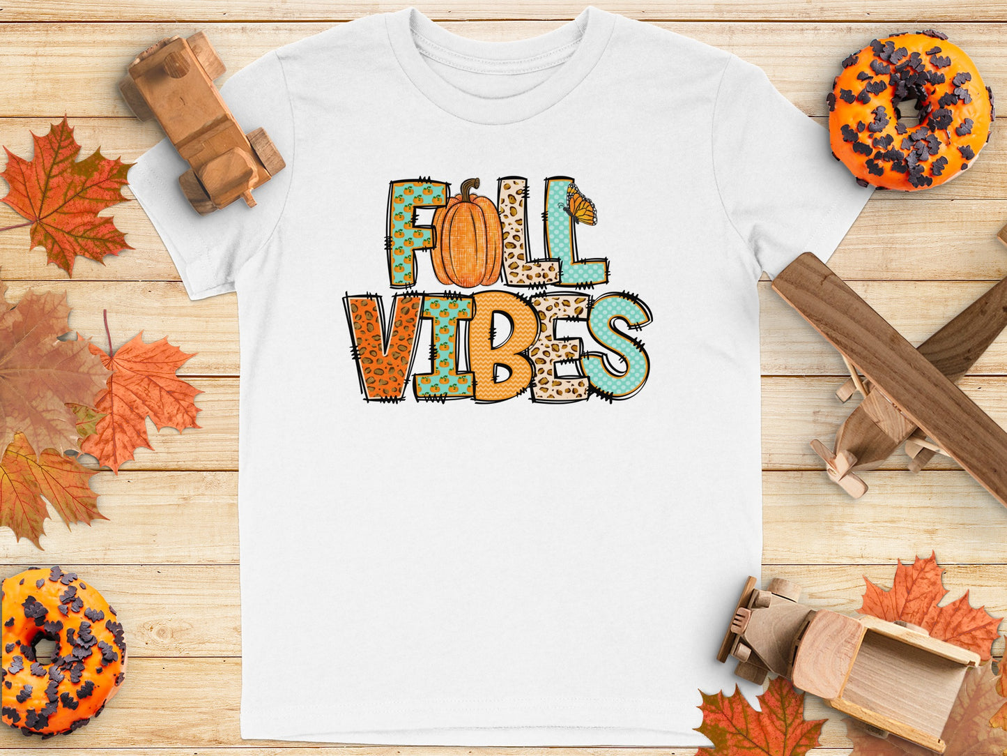 Fall Vibes Printed Casual T-Shirt product type