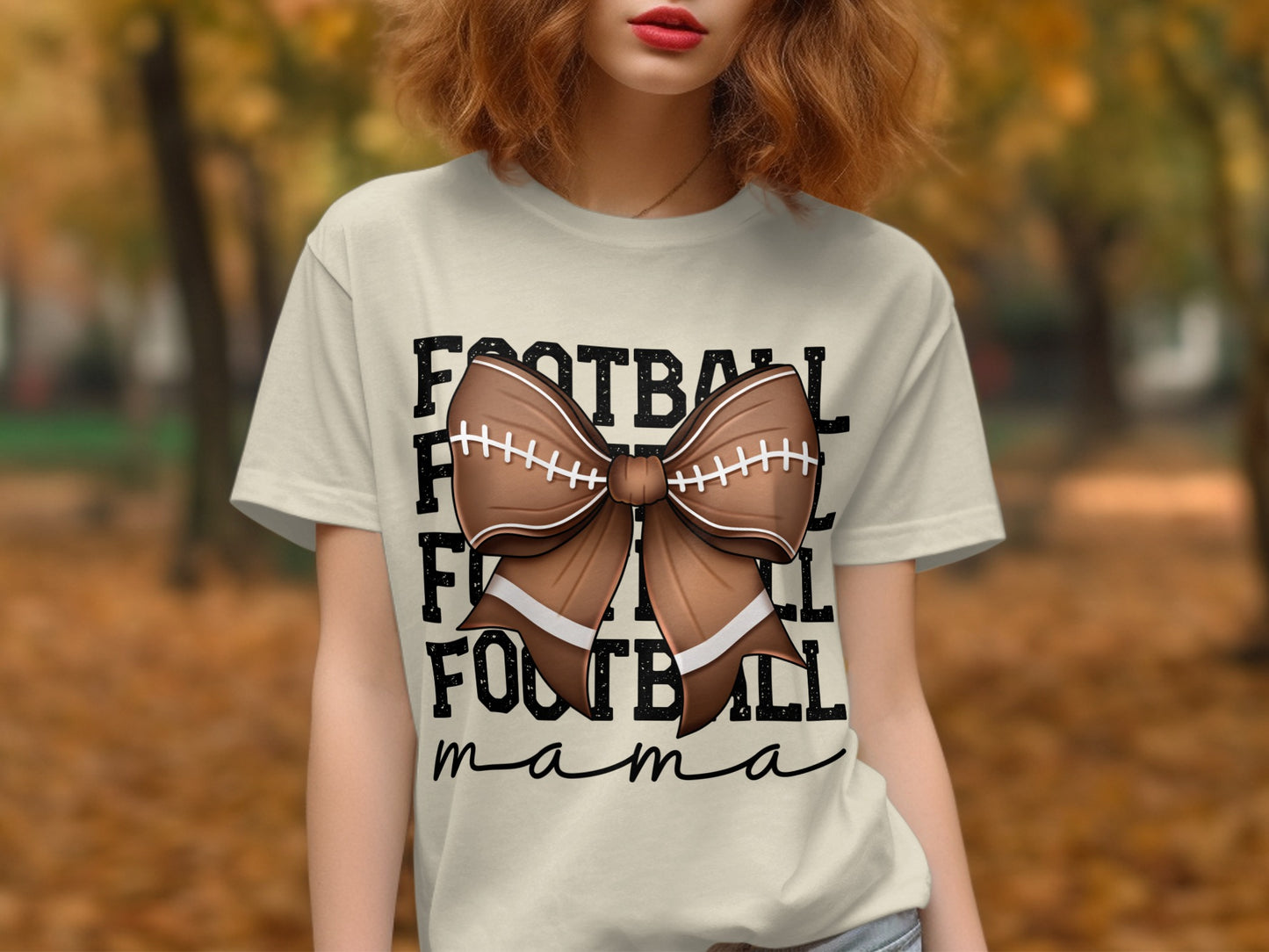 Football Mama Graphic Tee Casual Wear Product Type