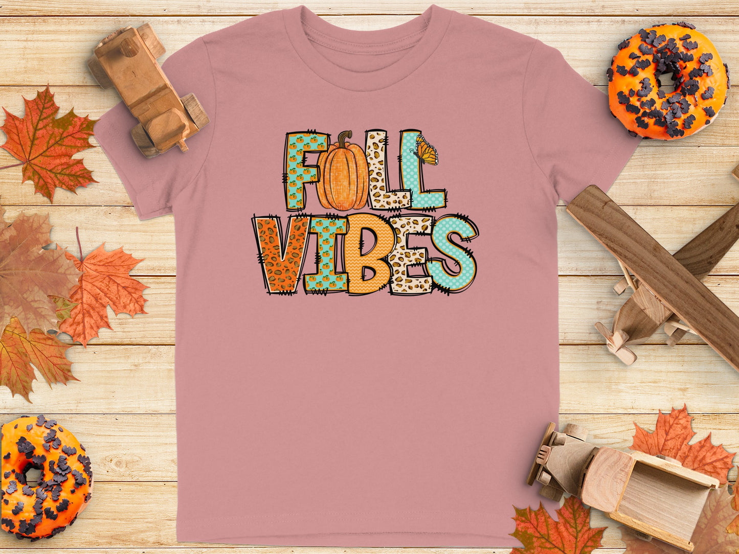 Fall Vibes Graphic T-Shirt Autumn Themed product