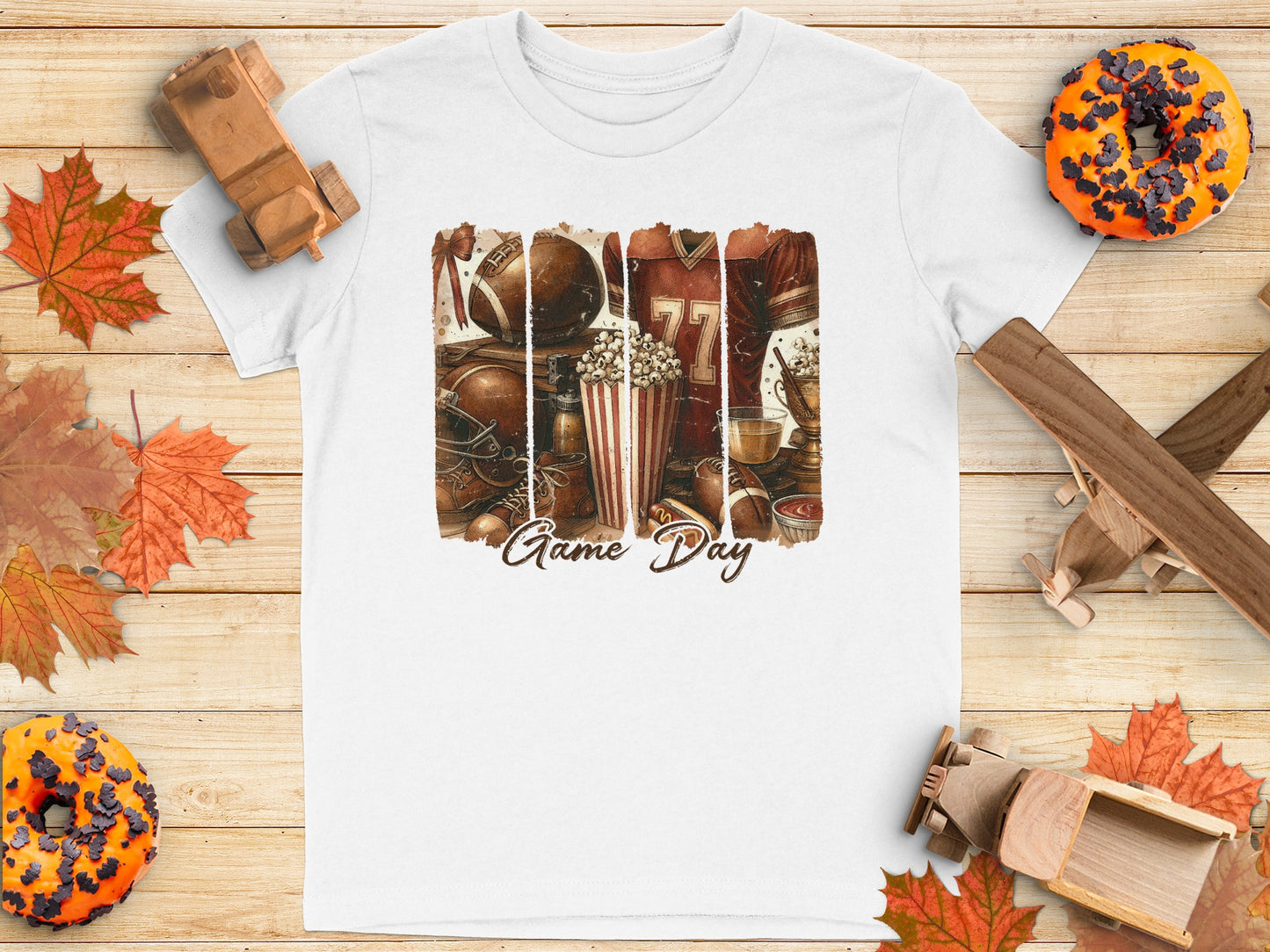 Game Day Vintage Sports Graphic T-Shirt product type