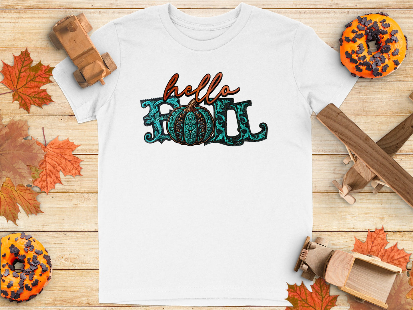 Hello Fall Graphic Print Short Sleeve T-Shirt product type
