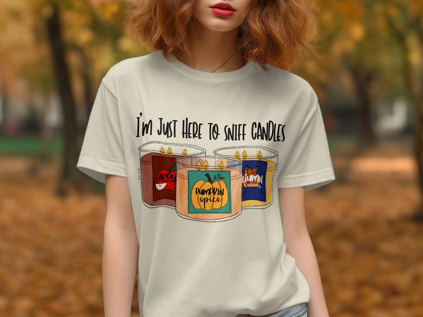 I'm Just Here to Sniff Candles T-shirt product