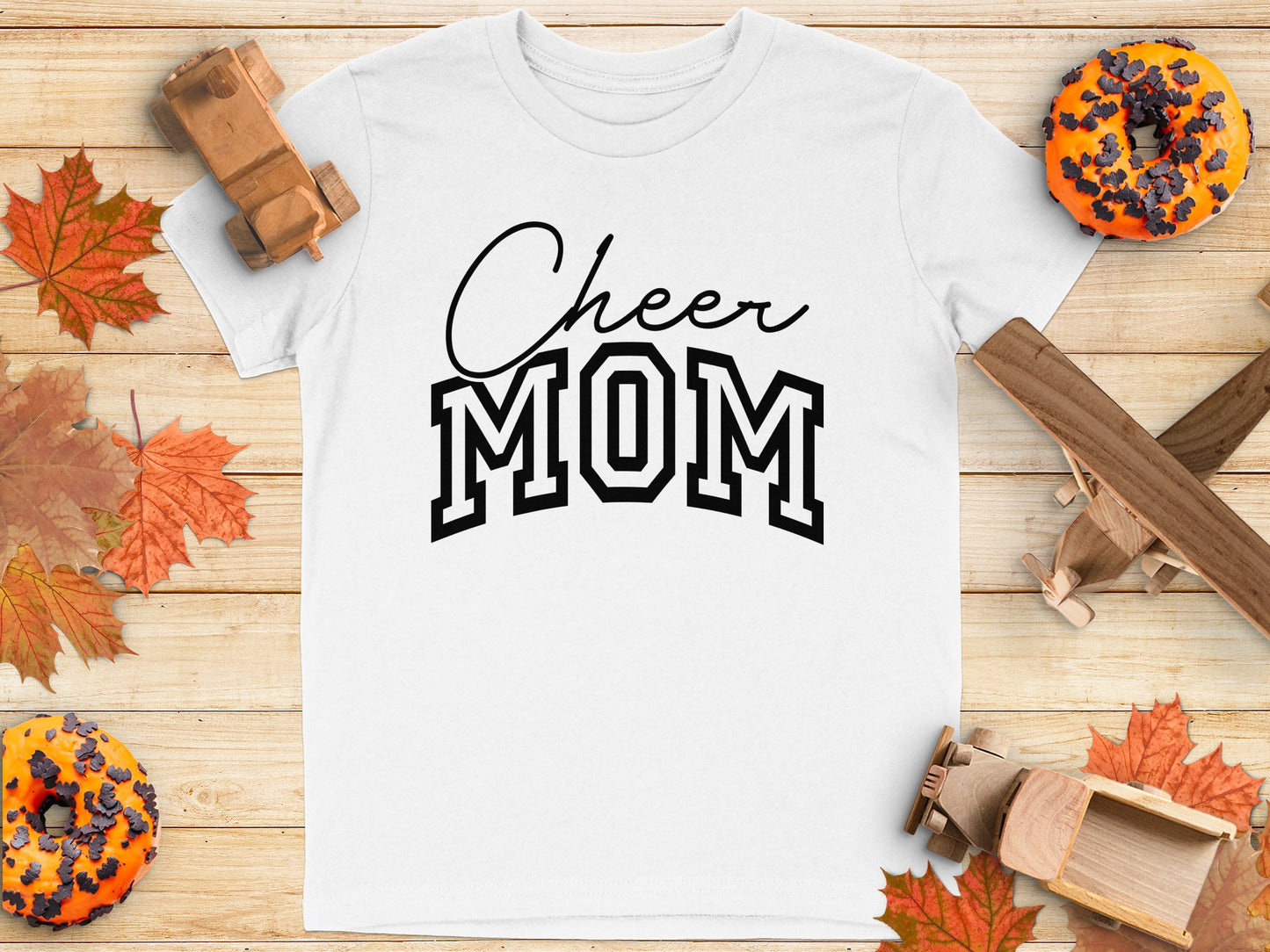 Cheer Mom Graphic Print Casual T-Shirt product type