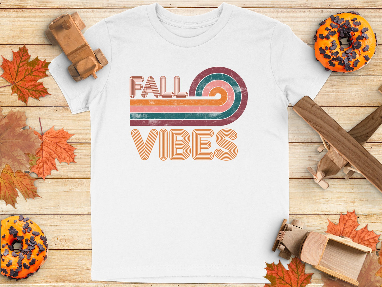 Fall Vibes Graphic Tees for Casual Wear product type