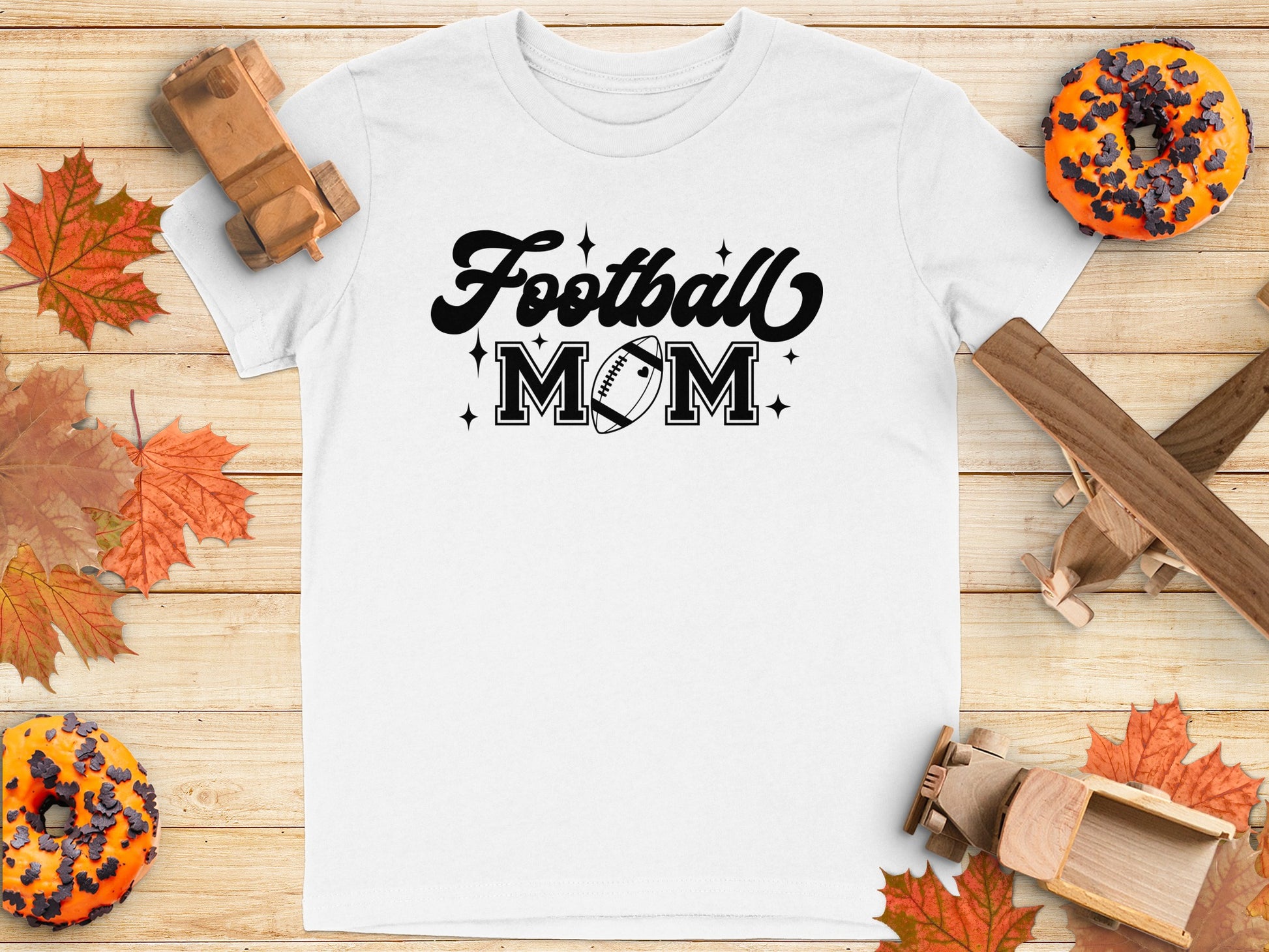 Football Mom Graphic Tee Perfect Gift Product