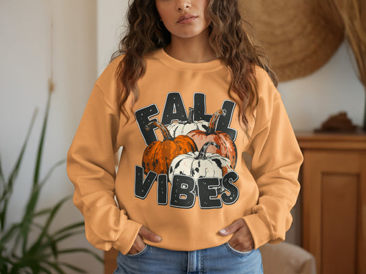 Cozy Autumn Fall Vibes Graphic Sweatshirt product