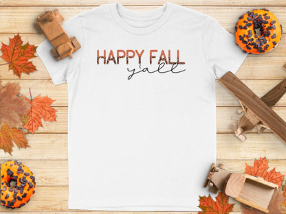 Happy Fall Y'all Graphic Tee Shirt product