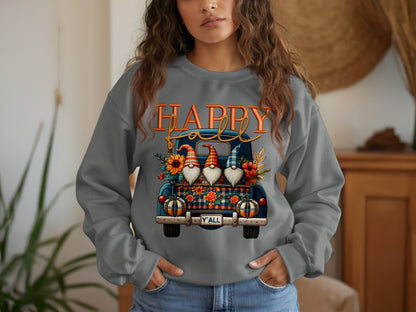 Happy Fall Gnomes Graphic Sweatshirt product type