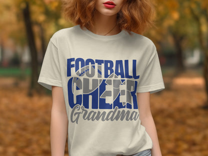 Football Cheer Grandma Graphic Tee Shirt product type