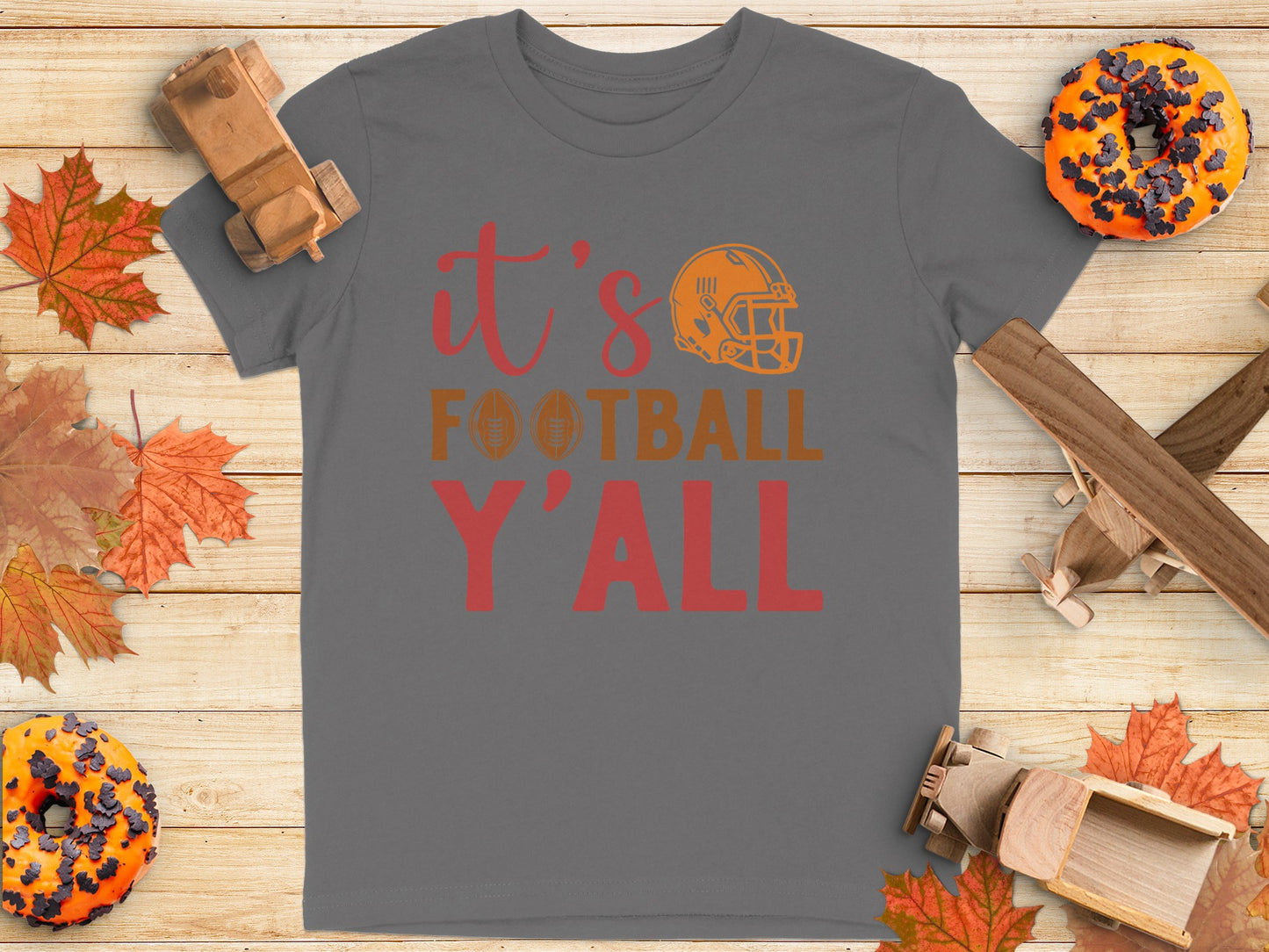 It's Football Y'all Graphic Tee Shirt product type