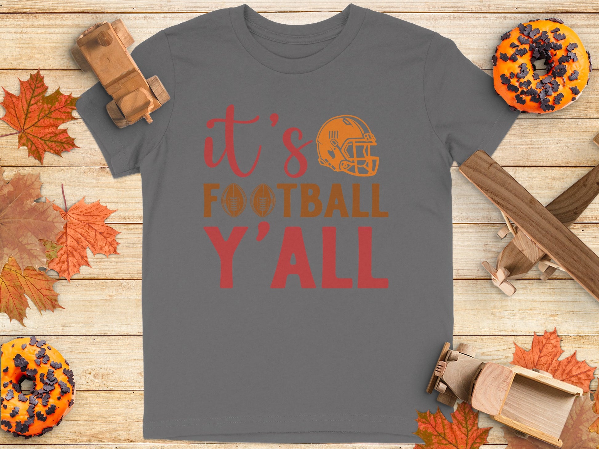 It's Football Y'all Graphic Tee Shirt product type