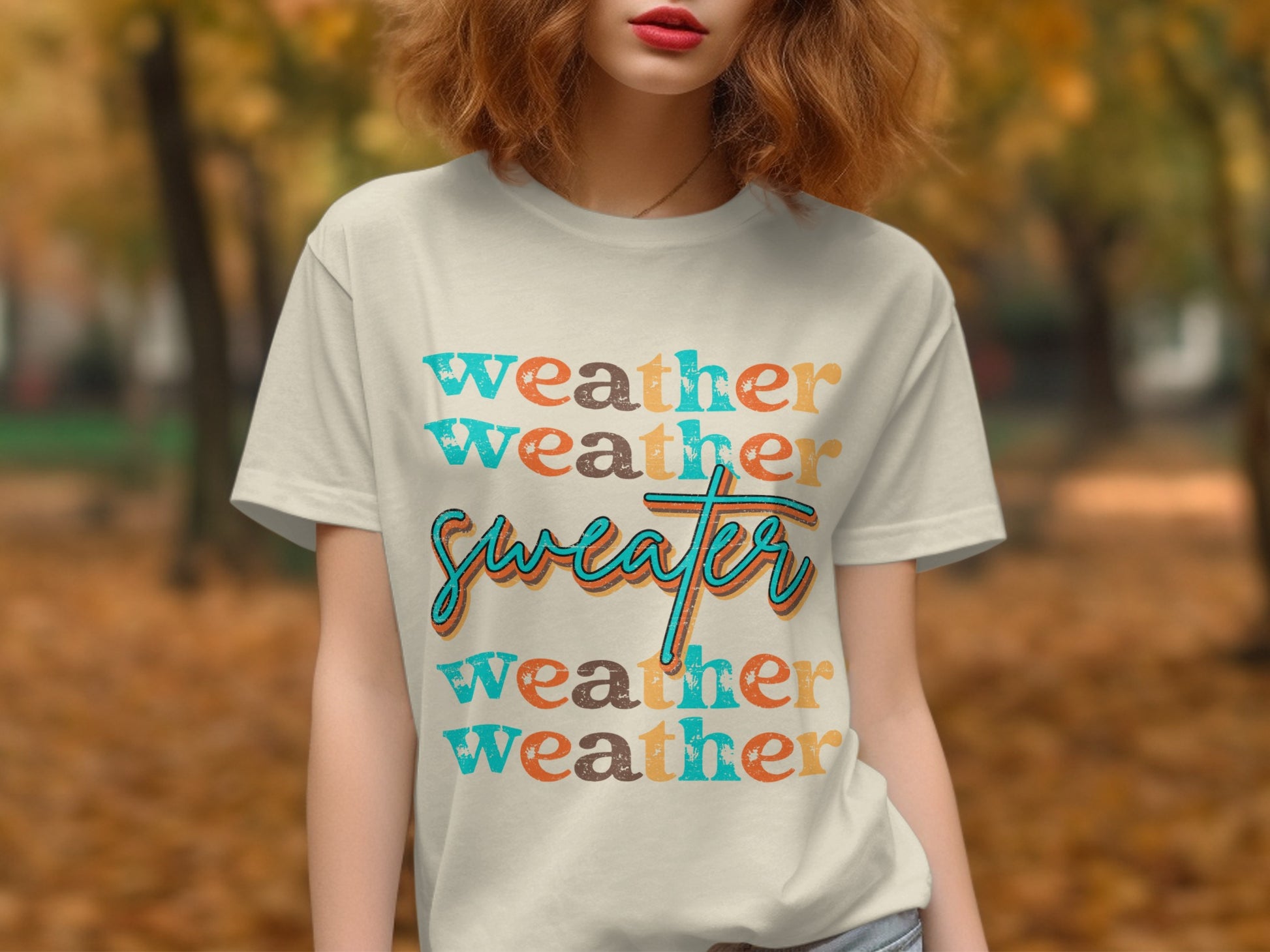 Weather Themed Graphic Short Sleeved Tee Shirt product