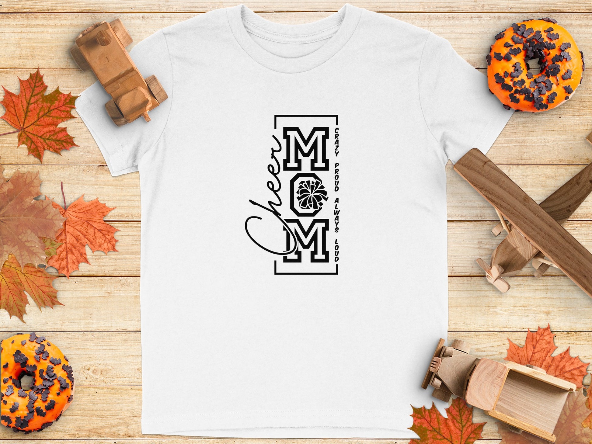 Cheer Mom Graphic Tee T-shirt Comfortable Product