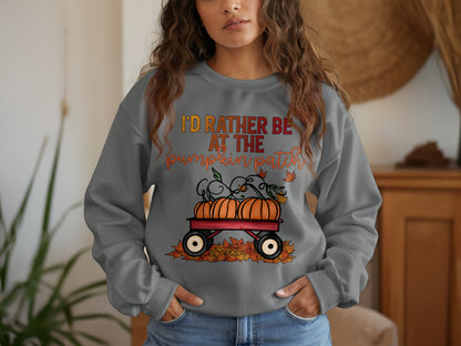 I'd Rather Be At The Pumpkin Patch Hoodie product