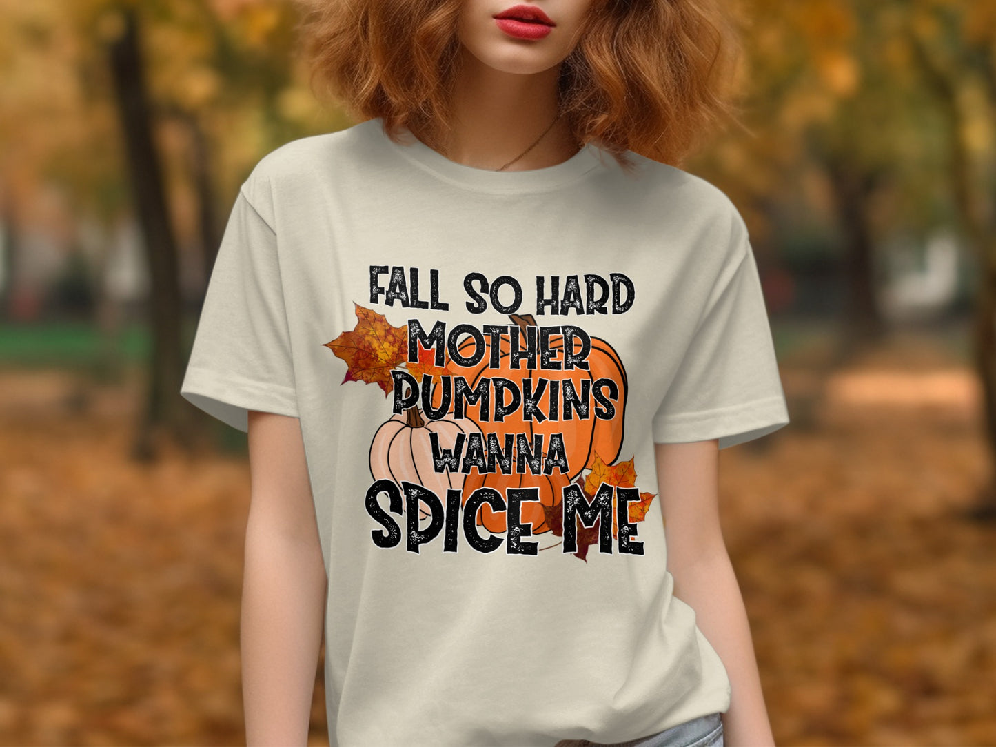 Fall Mother Pumpkins Spice Me Graphic T-shirt product