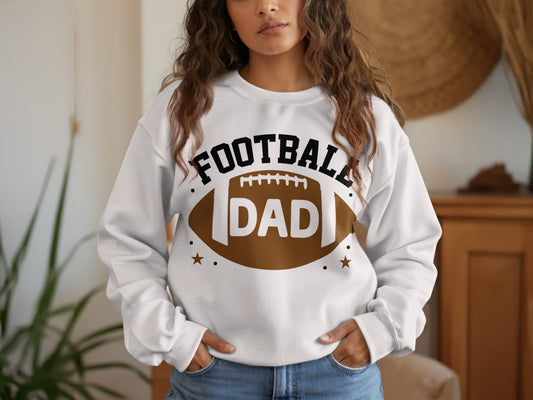 Football Dad Sweatshirt with Stylish Graphic product type
