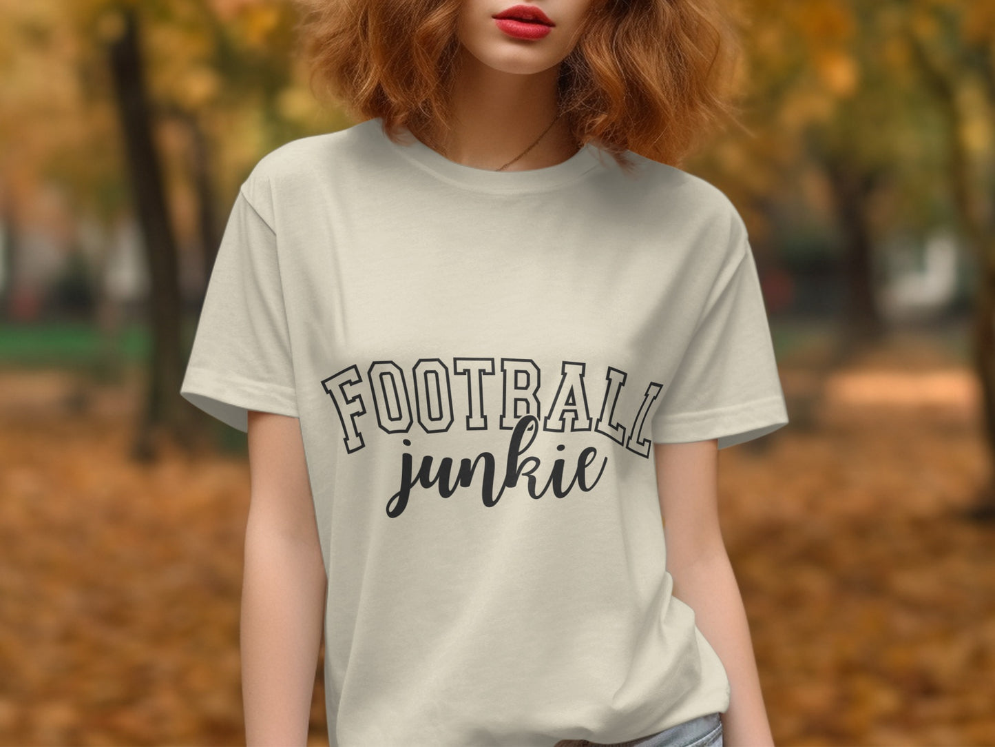Football Junkie Graphic Tee Shirt product type