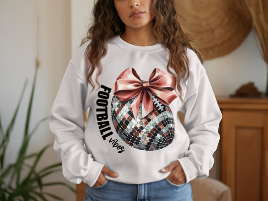 Sparkle Football Vibes Graphic Sweatshirt product type