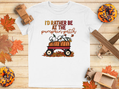 I'd Rather Be At The Pumpkin Patch T-shirt product