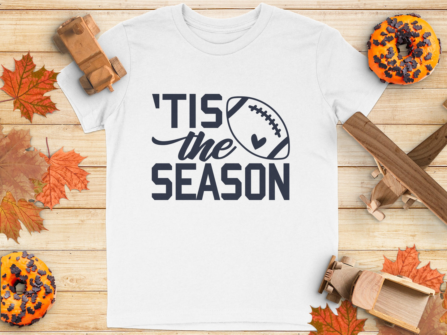'Tis The Season Football Graphic T-shirt product