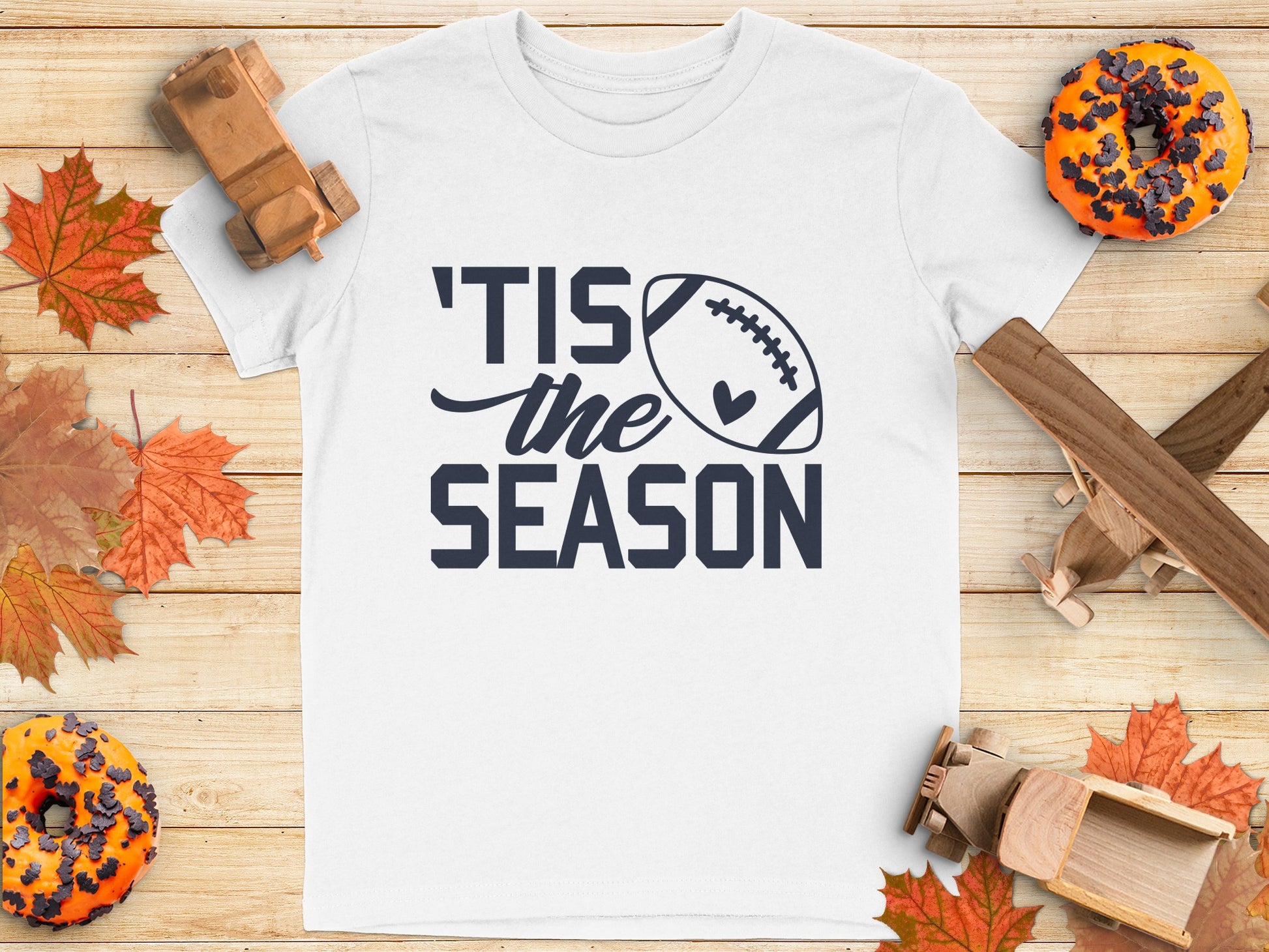 'Tis The Season Football Graphic T-shirt product