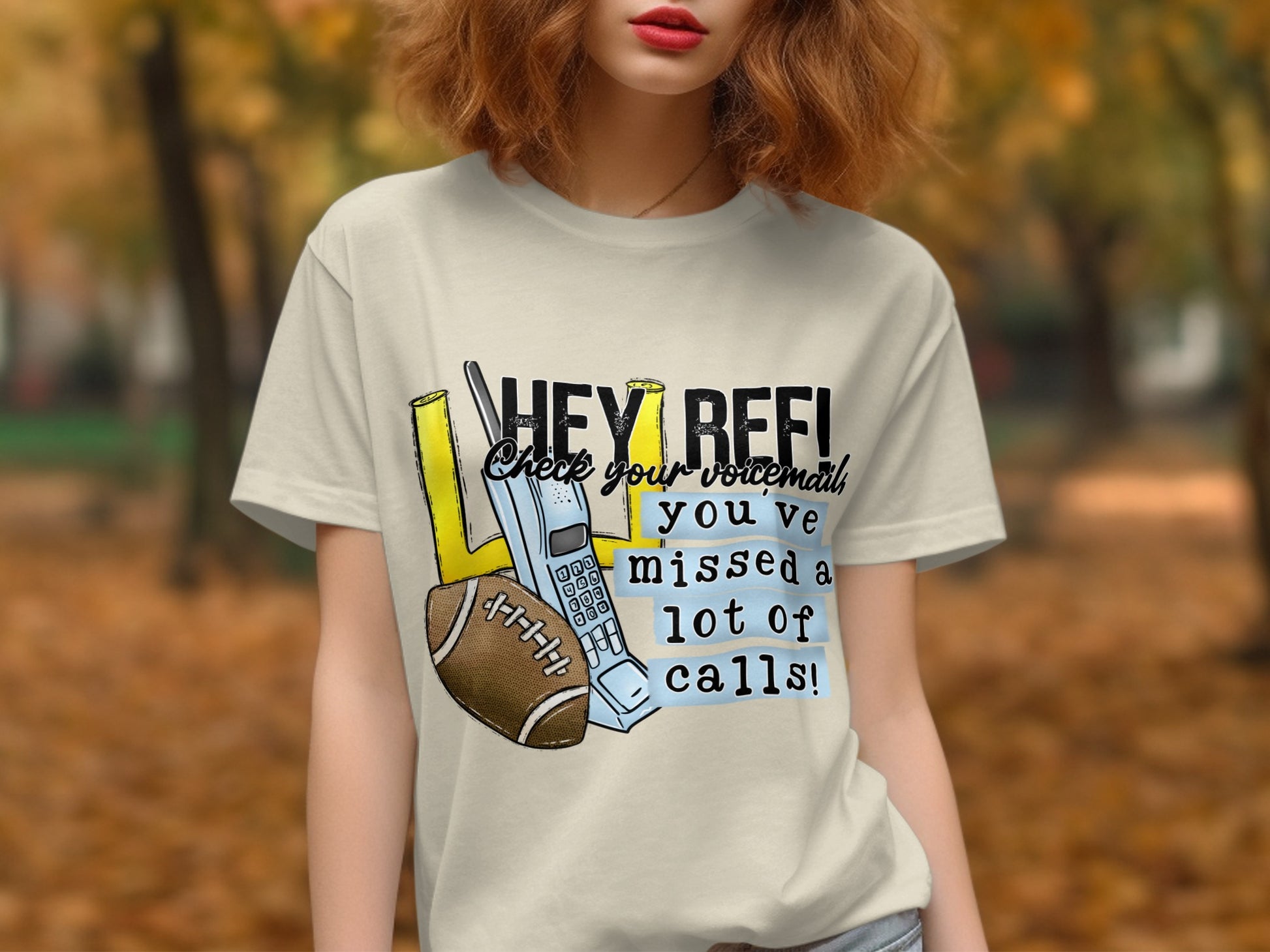 Hey Ref Check Your Voicemail Funny Shirt Product