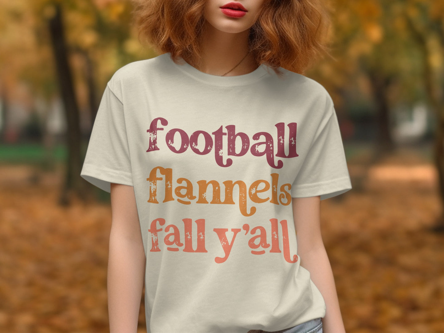Football Flannels Fall Y'all T-shirt product