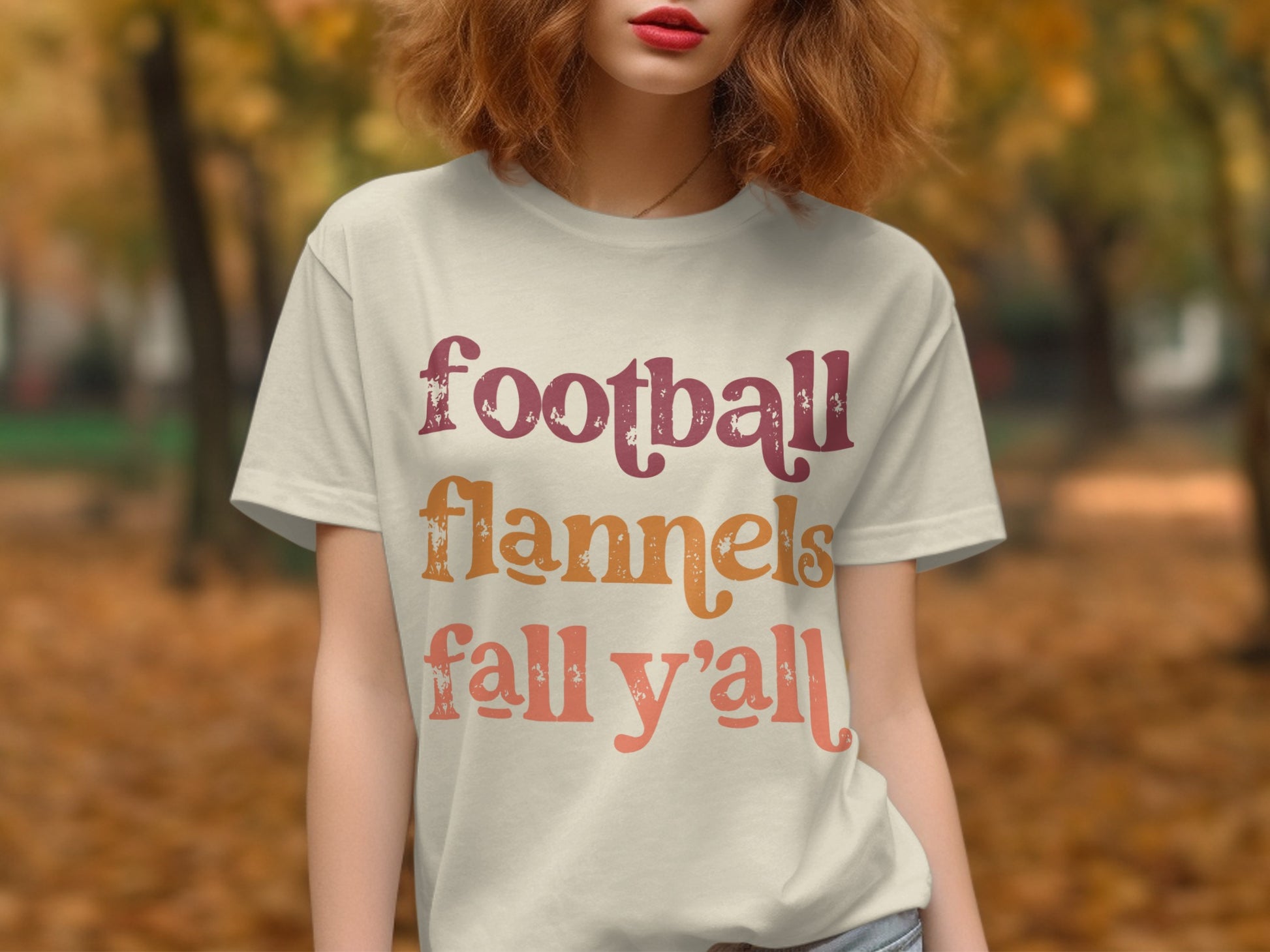 Football Flannels Fall Y'all T-shirt product