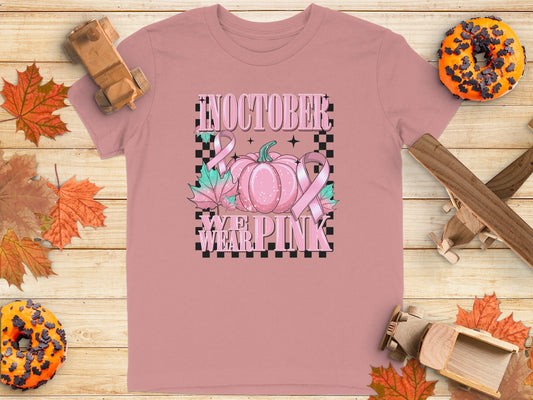 October Pink Awareness T-Shirt Breast Cancer product type