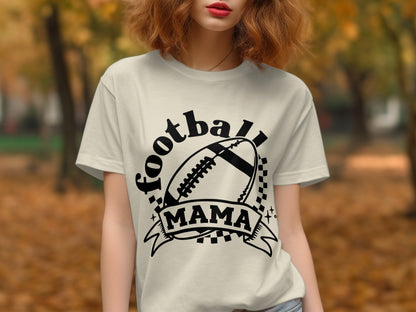 Football Mama T-shirt casual tops moms proud product type
