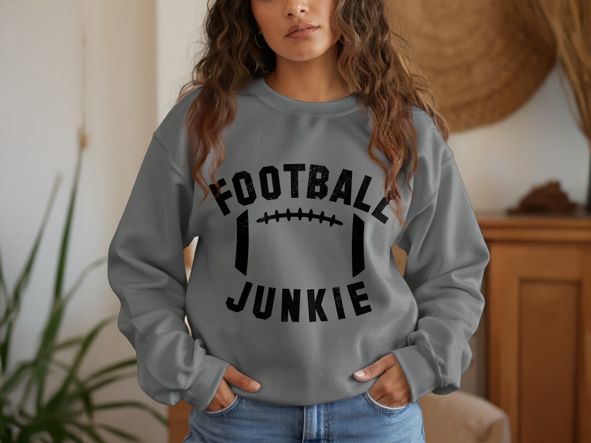 Football Junkie Graphic Sweatshirt product type