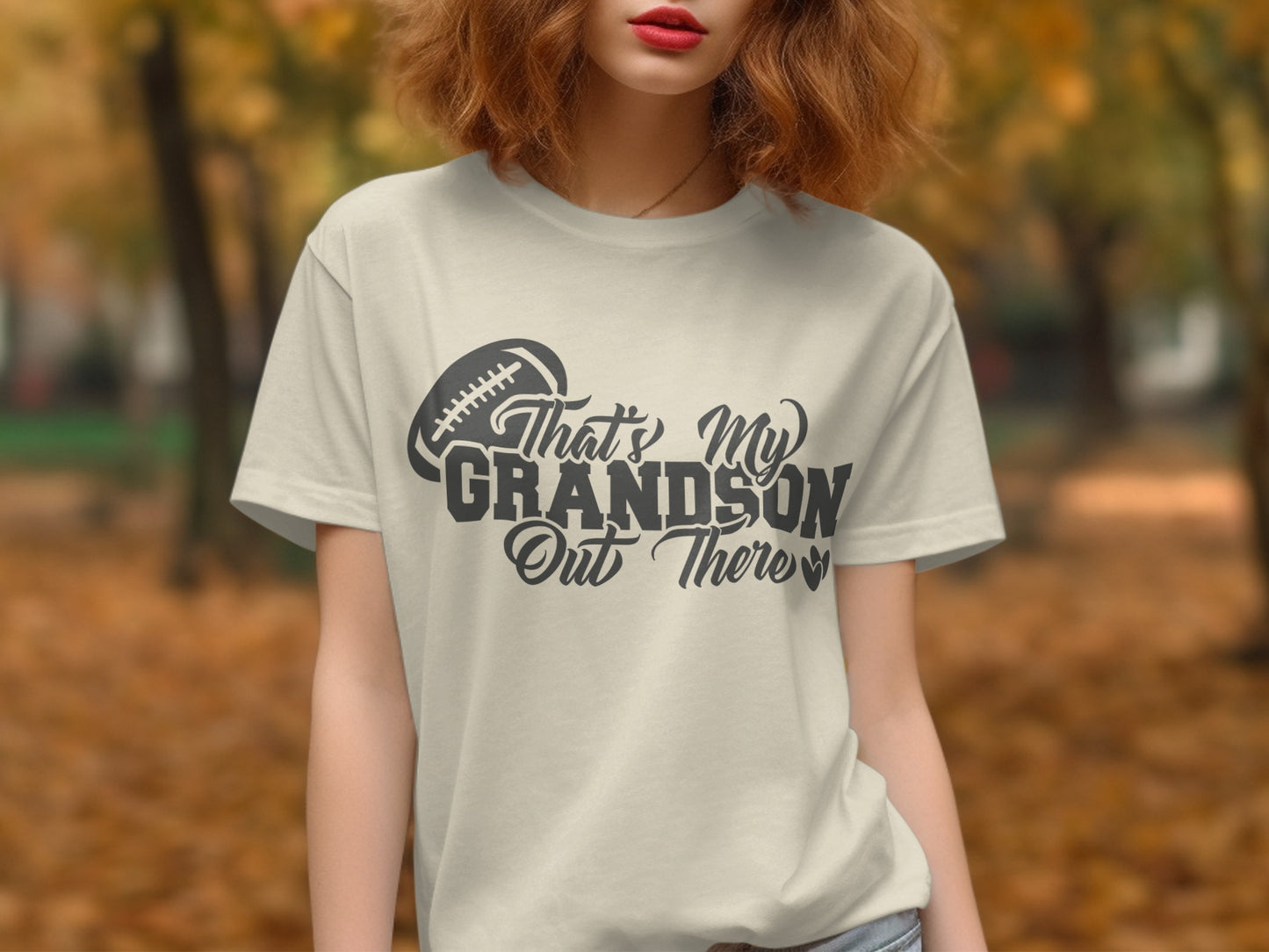 That's My Grandson Out There Football T-Shirt product