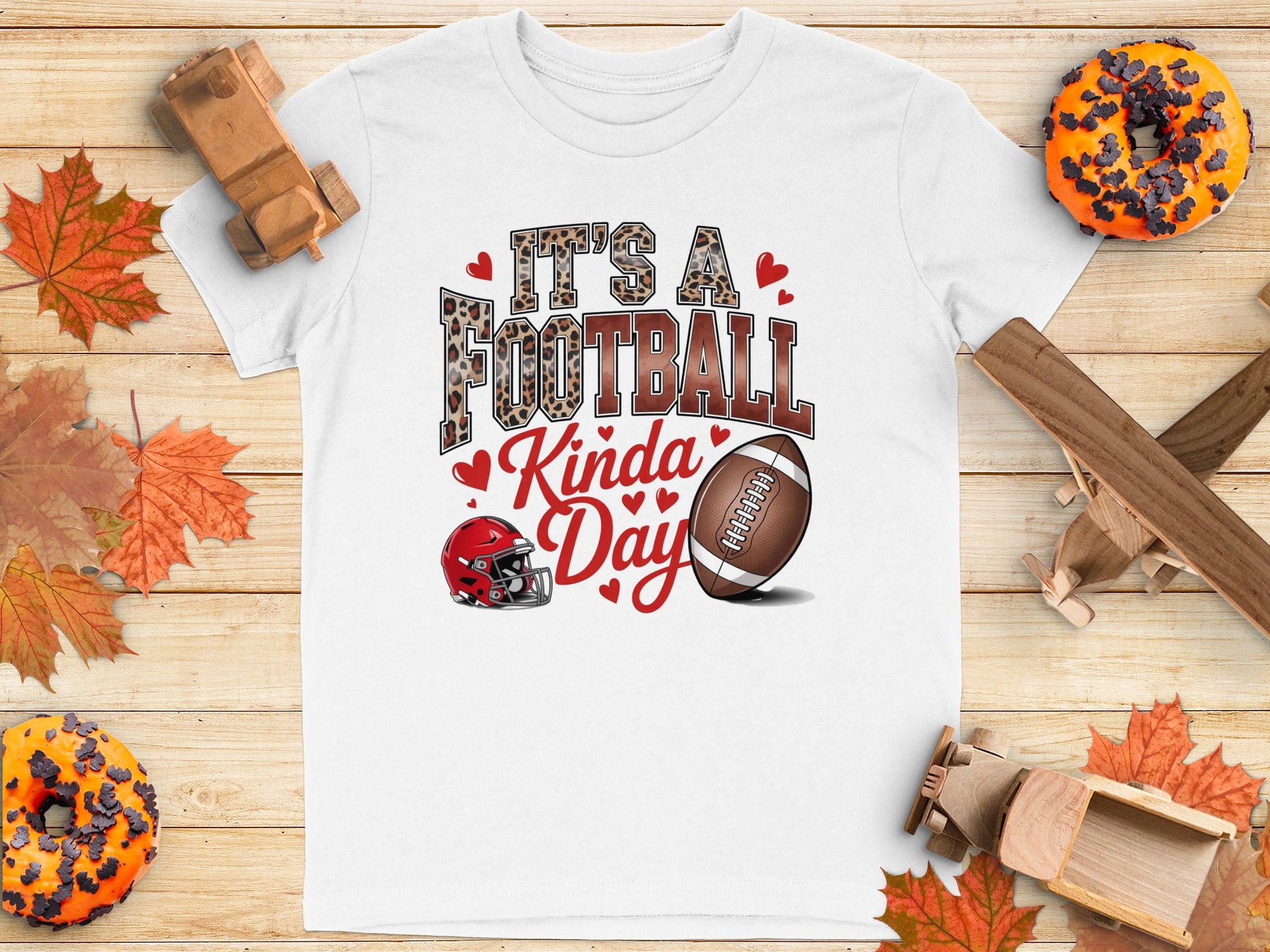 It's A Football Kinda Day Graphic T-Shirt product type