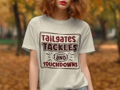 Tailgates Tackles and Touchdowns T-Shirt product