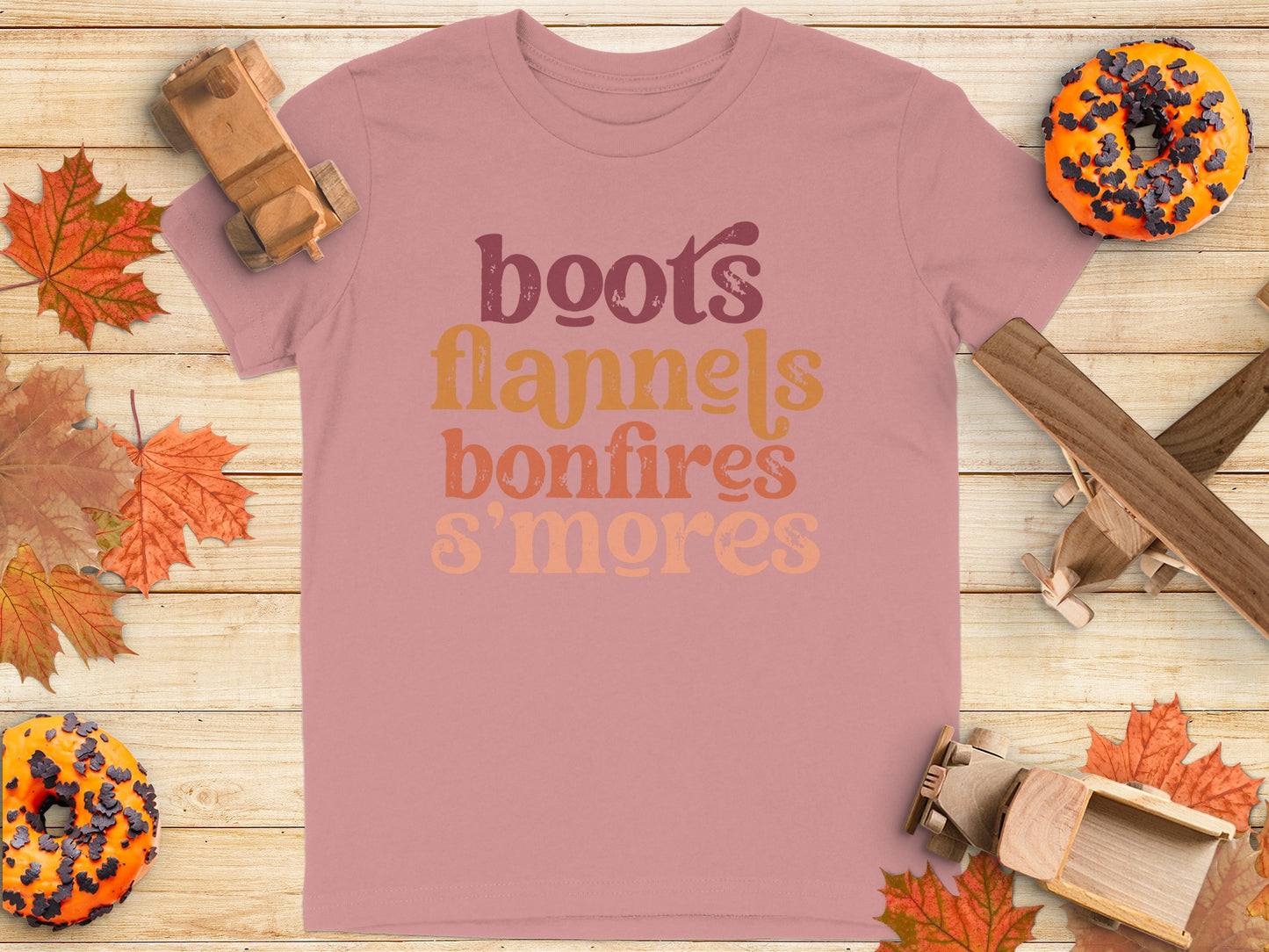 Boots Flannels Bonfires S'Mores T-shirt product