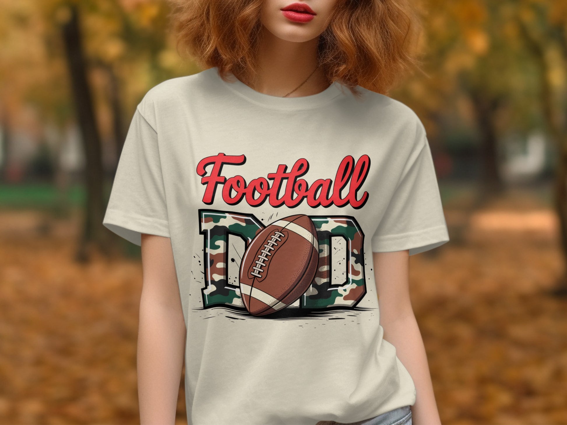 Football Dad Graphic Tee for Sports Lovers product type