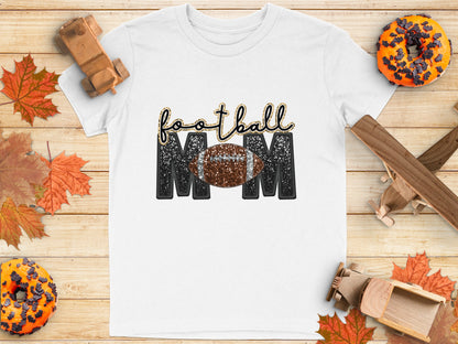 Football Mom Graphic Tee Shirt product type