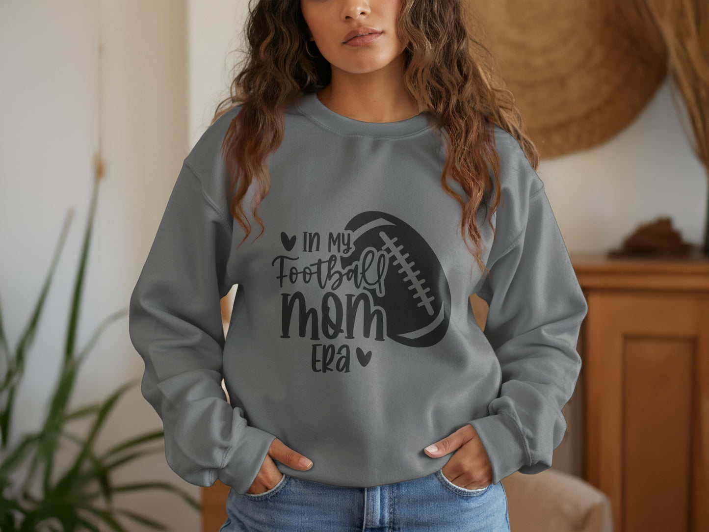 In My Football Mom Era Graphic Sweatshirt product