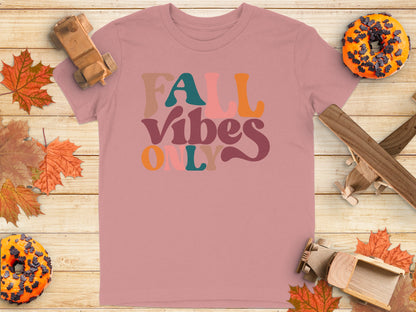 Fall Vibes Only Graphic T-Shirt Perfect Autumn Product