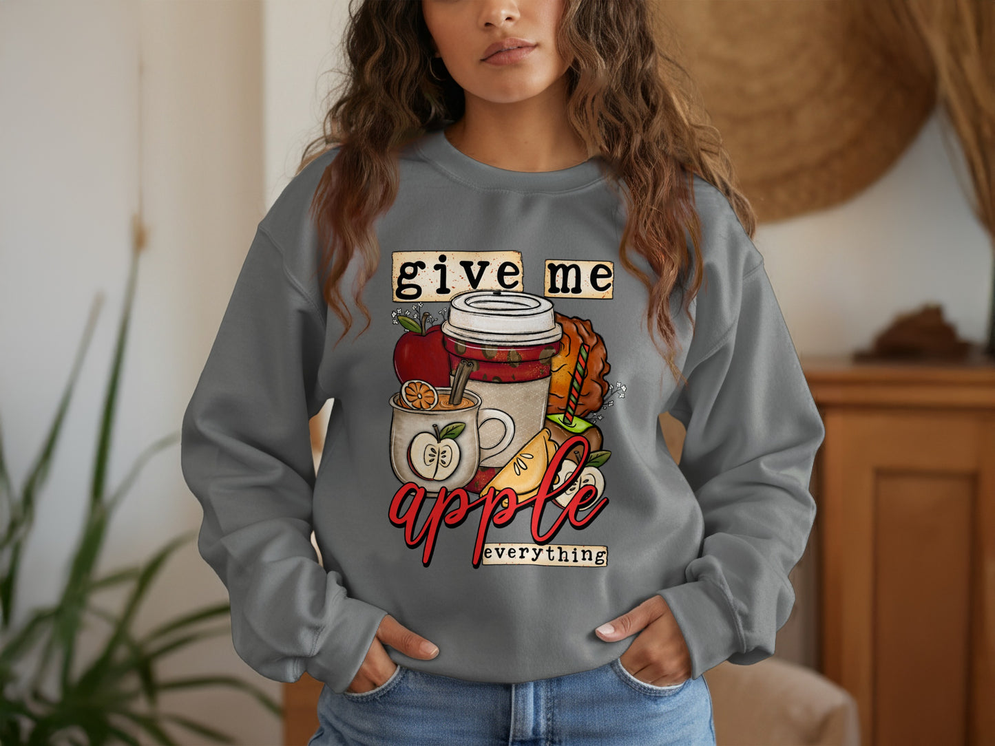 Give Me Apple Everything Graphic Sweatshirt product