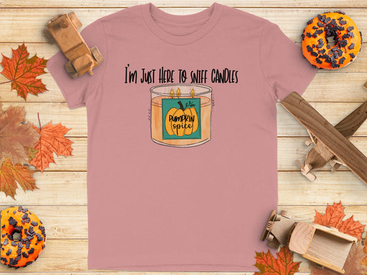 I'm Just Here To Sniff Candles T-Shirt product type