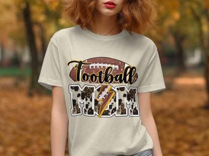 Football Mom Graphic Tee Casual Chic Relaxed Fit product type