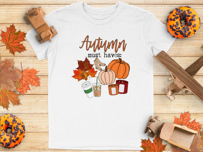 Autumn Must Haves Fall Theme T-shirt product type