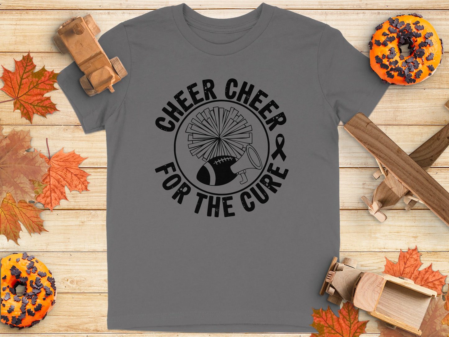Cheer Cheer For The Cure Design T-shirt product type