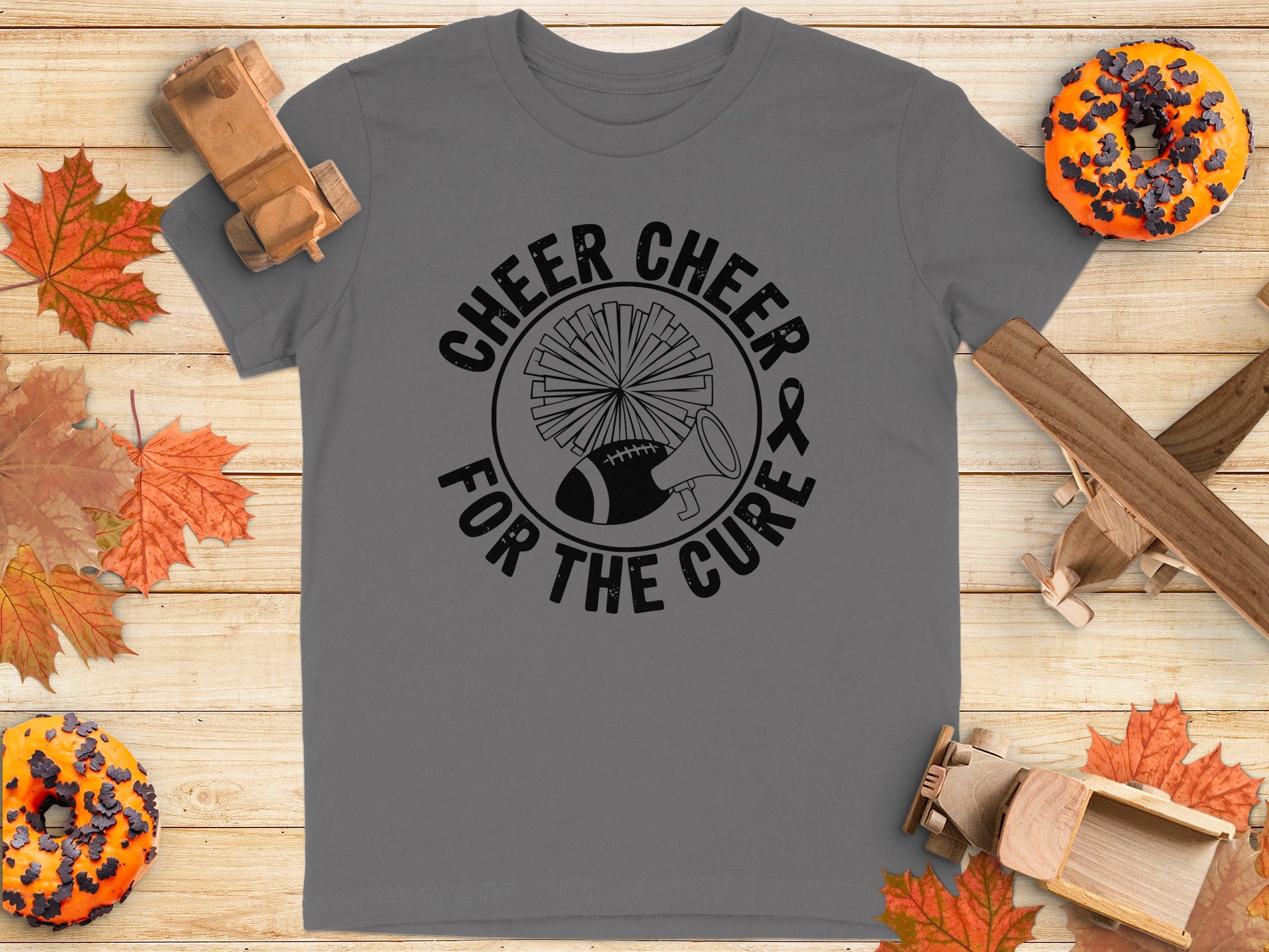Cheer Cheer For The Cure Design T-shirt product type