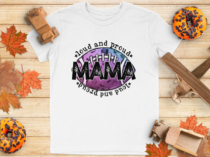Loud And Proud Mama Football Graphic T-Shirt product