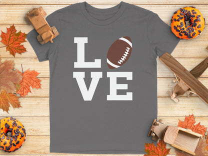 Love Football Graphic Tee Shirt product type