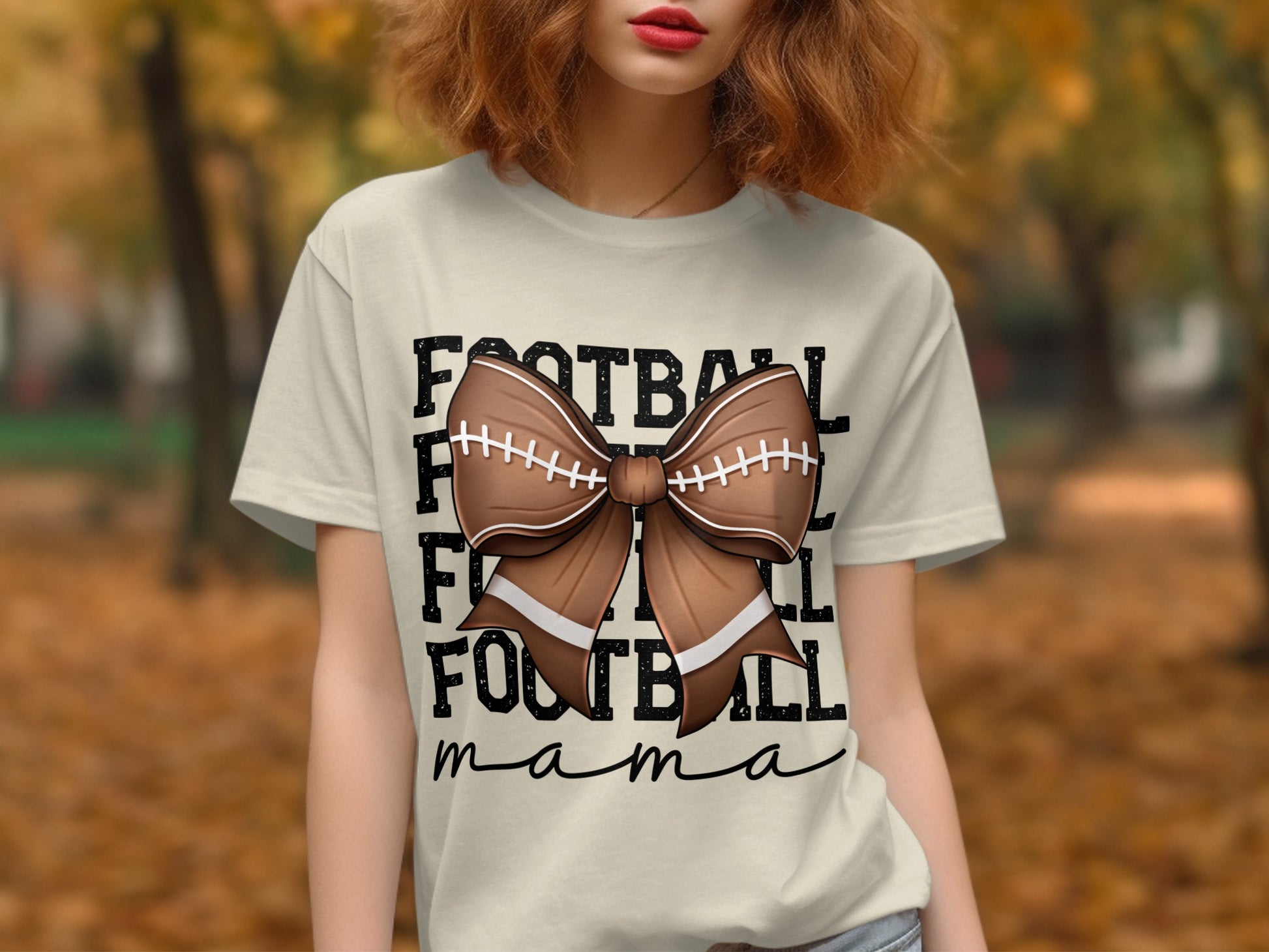 Football Mama Graphic Tee Casual Wear Product Type