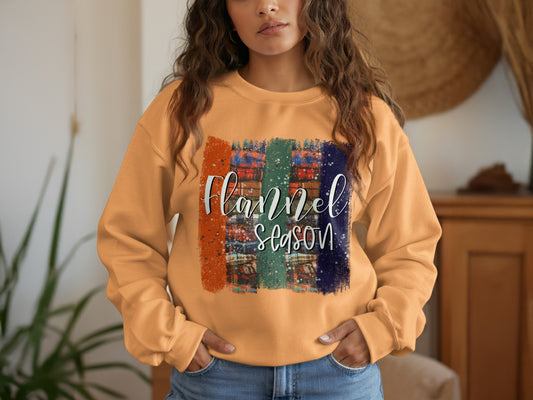 Flannel Season Graphic Sweatshirt Casual Wear product