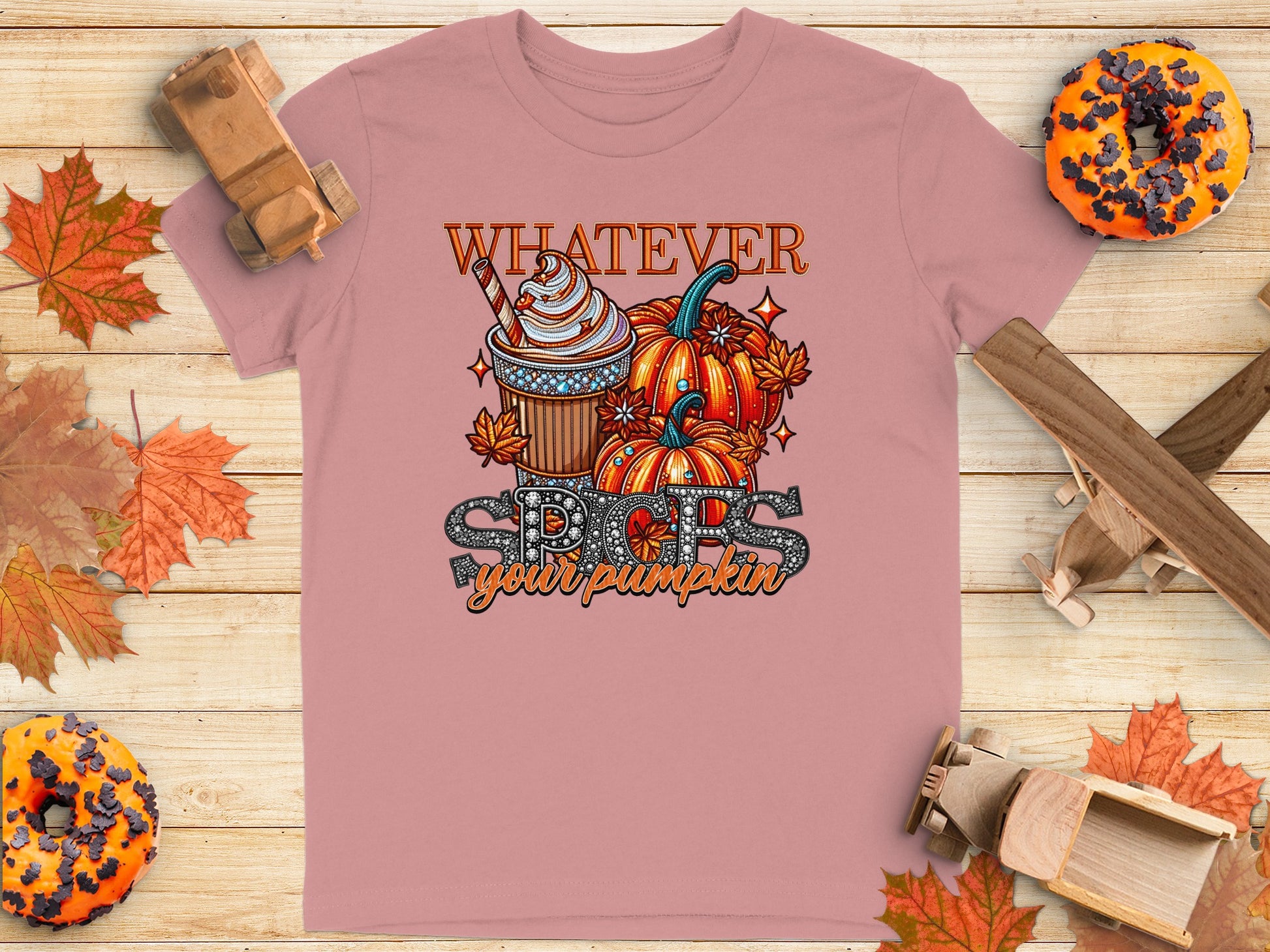 Whatever Spices Your Pumpkin Graphic T-Shirt product type